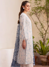 Ilara By Seran Embroidered Cambric 3 Piece Unstitched Suit SRN24I D-03 CIEL